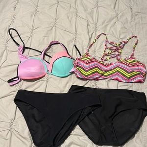 Two bathing suit, swim suit, bikini, 2piece